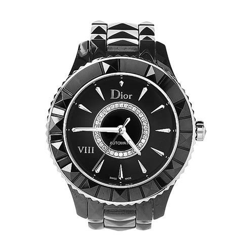 dior ceramic watch price|Dior Diamond Black Ceramic Automatic Ladies Watch .